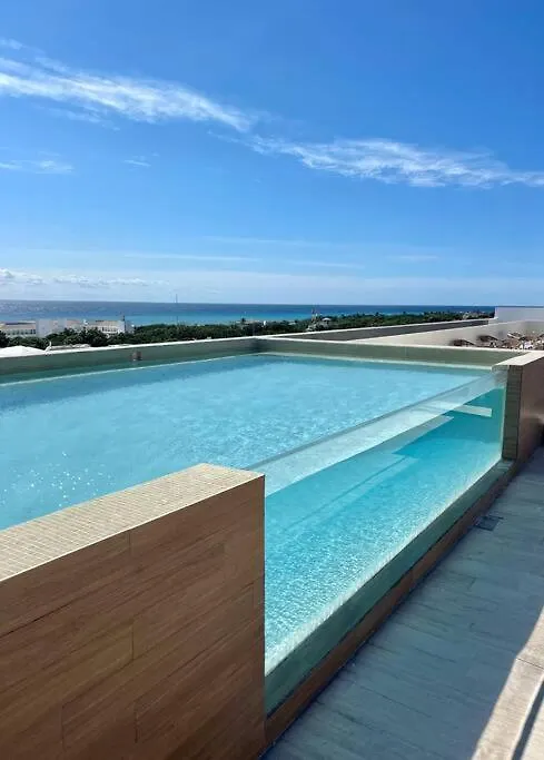 1Br Beautiful Condo -Rooftop Pool With Stunning View 普拉亚卡门 墨西哥