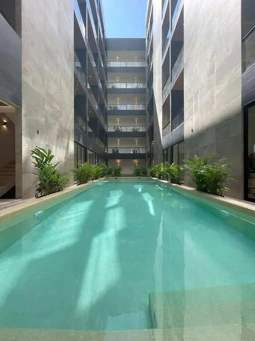 Apartment 1Br Beautiful Condo -Rooftop Pool With Stunning View Playa del Carmen